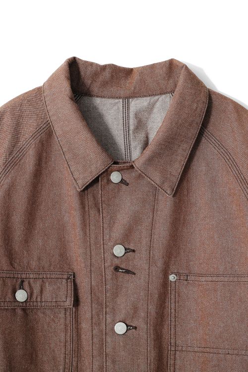 Painter Denim Chore Jacket Brown