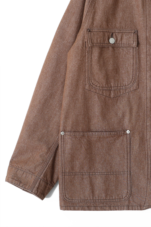 Painter Denim Chore Jacket Brown