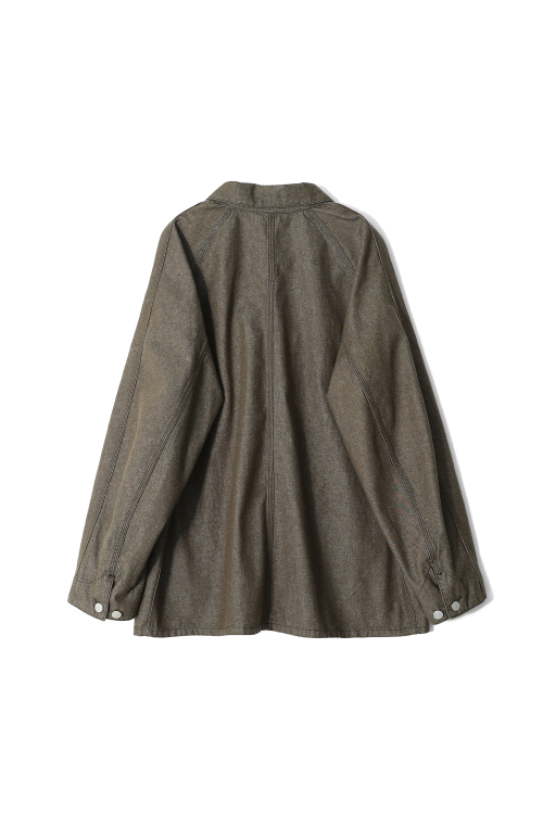 Painter Denim Chore Jacket Olive
