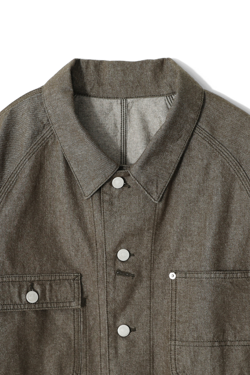 Painter Denim Chore Jacket Olive