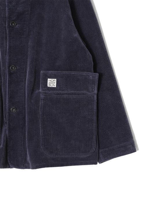 Gardener Corduroy Coverall Jacket Indigo Navy