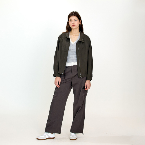 AR_Stand collar short jacket