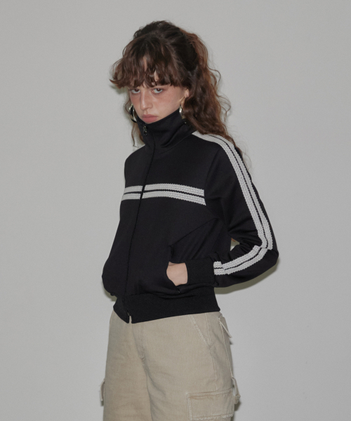 Lace track jacket