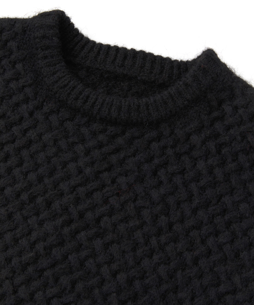 X-weave вязаный свитер Black