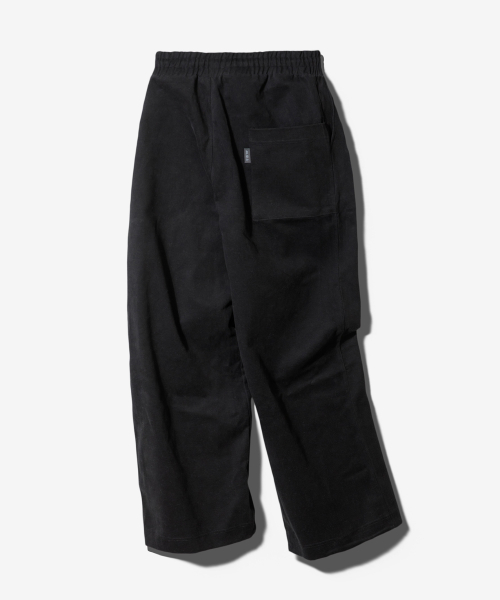 2TUCK WORK PANTS - BLACK
