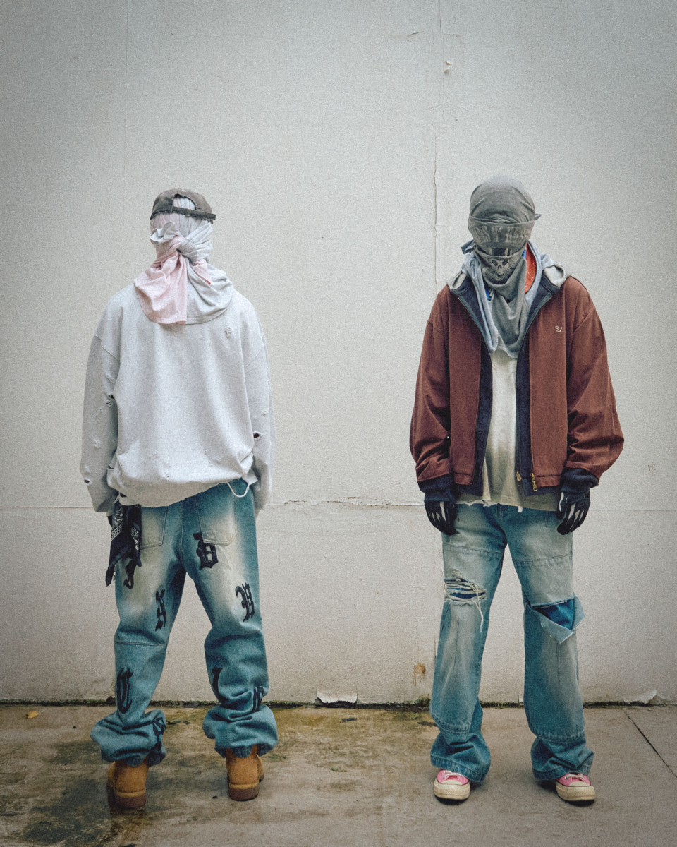 MUSINSA公式 | SCHISM INDUCING SCHISM PATCH JEANS BLUE