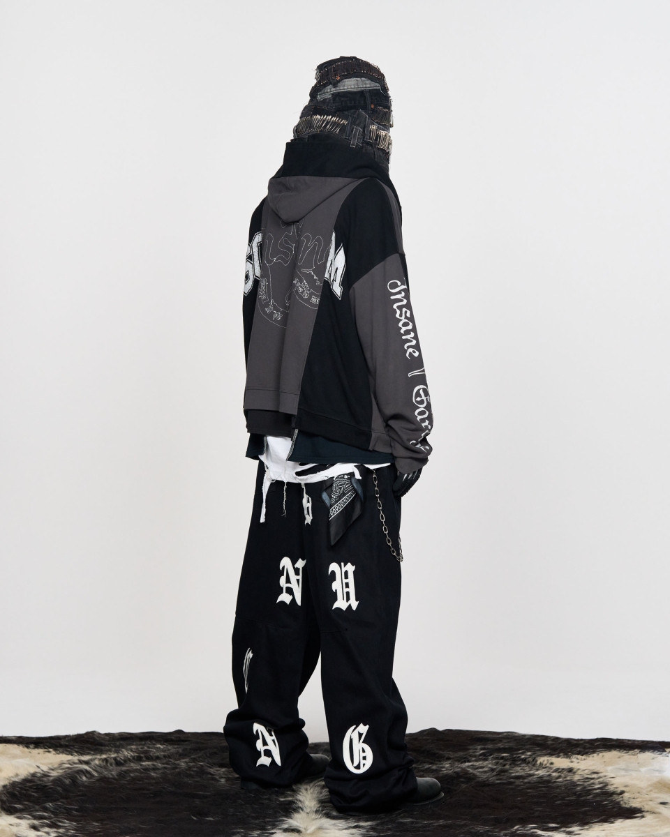 MUSINSA公式 | SCHISM INDUCING SCHISM PATCH JEANS BLACK