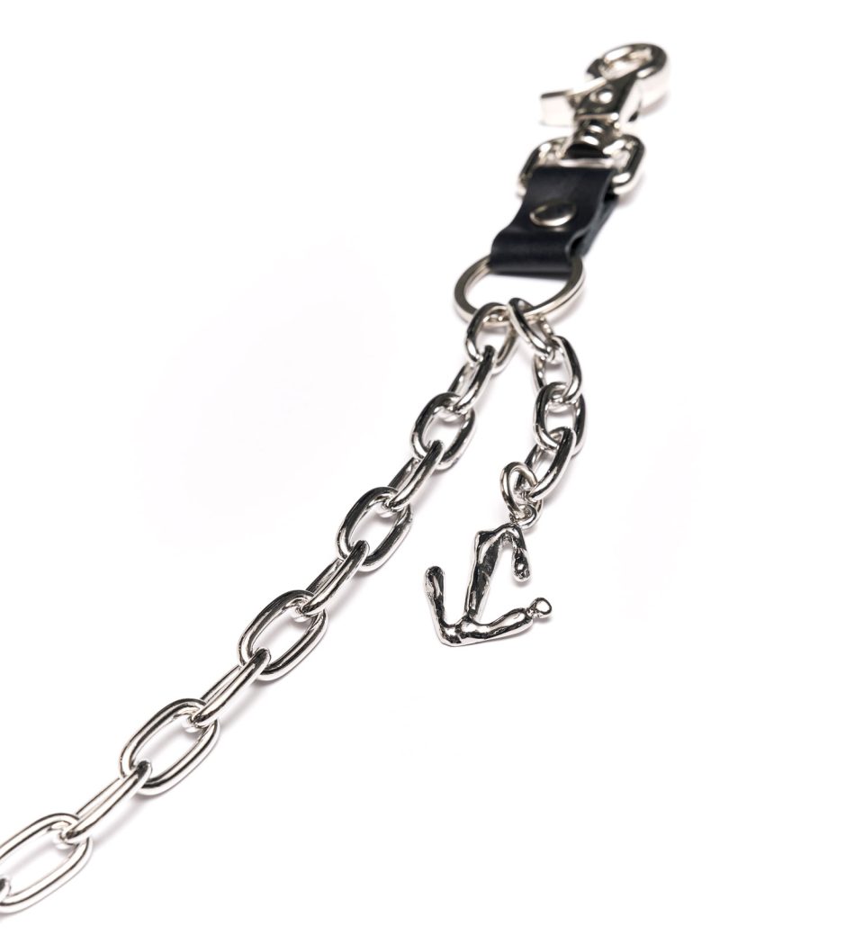 MUSINSA | SCHISM INDUCING BANDANA CHAIN BLACK