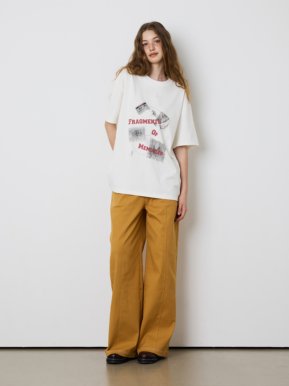 ★MEENDERI★[UNISEX] FRAGMENTS PRINT T-SHIRT - WHITE★正規品 MUSINSA | MEENDERI [UNISEX] FRAGMENTS PRINT T-SHIRT - WHITE