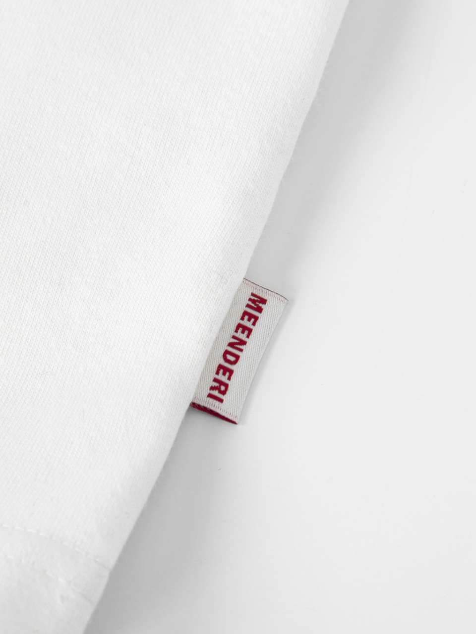 MUSINSA | MEENDERI [UNISEX] FRAGMENTS PRINT T-SHIRT - WHITE