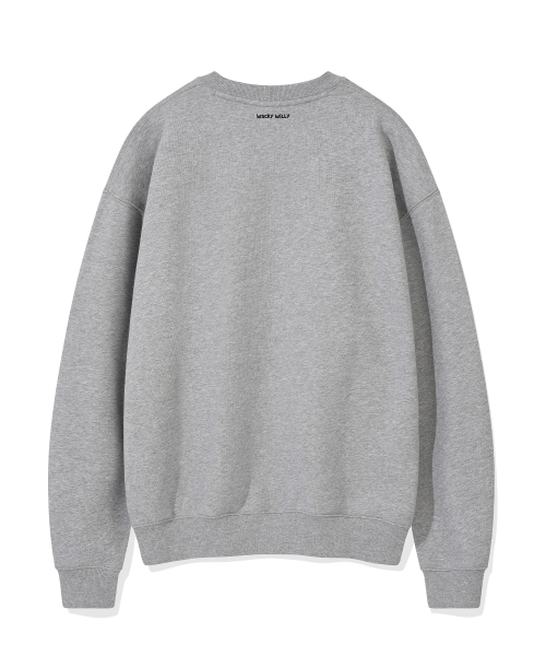 One-point graphic sweatshirt gray thumbnail 3