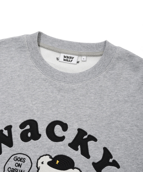 One-point graphic sweatshirt gray thumbnail 4