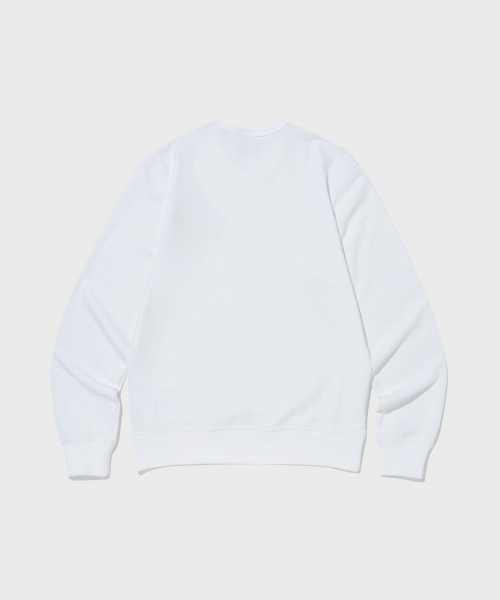 Small Script Logo крунек свитшот White
