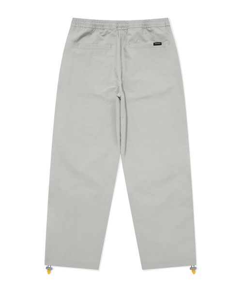 Нейлоновые брюки-парашюты light grey