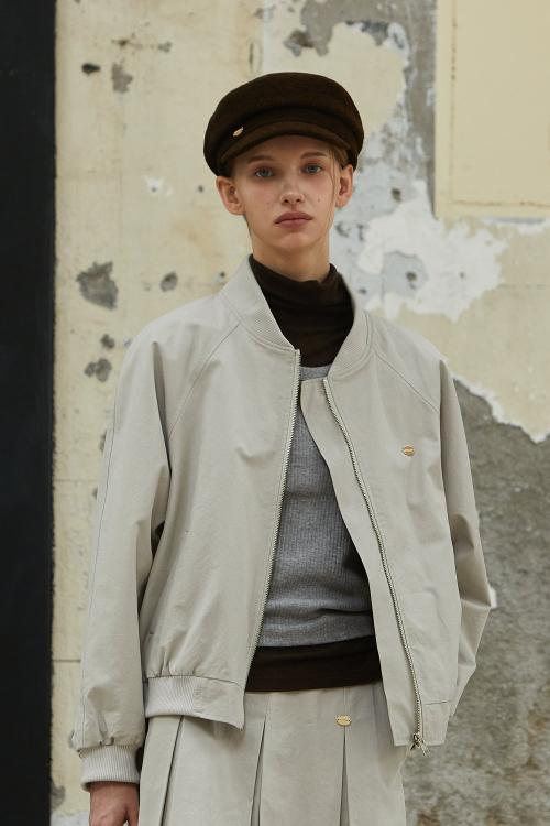 CHARMING BLOUSON_LIGHT GREY