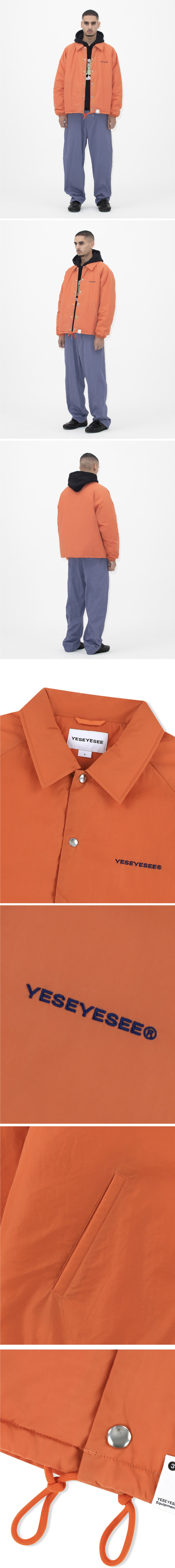 アウターその他 YESEYESEE Lined Stout Coach Jacket Orange MUSINSA | YESEYESEE Lined Stout Coach Jacket Orange