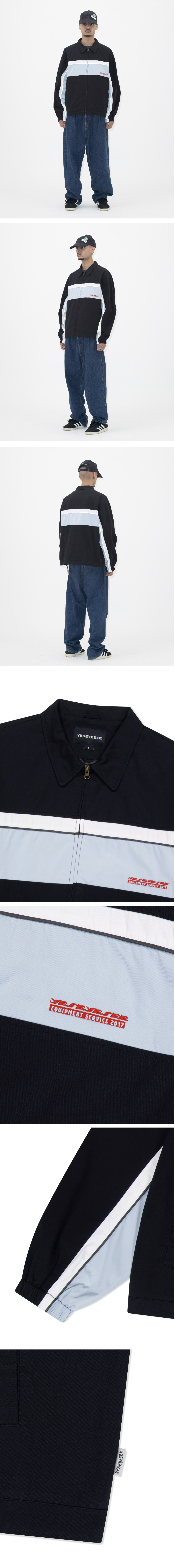 アウターその他 YESEYESEE Wavy Logo Work Jacket 4FM046 MUSINSA | YESEYESEE Wavy Logo Work Jacket Black