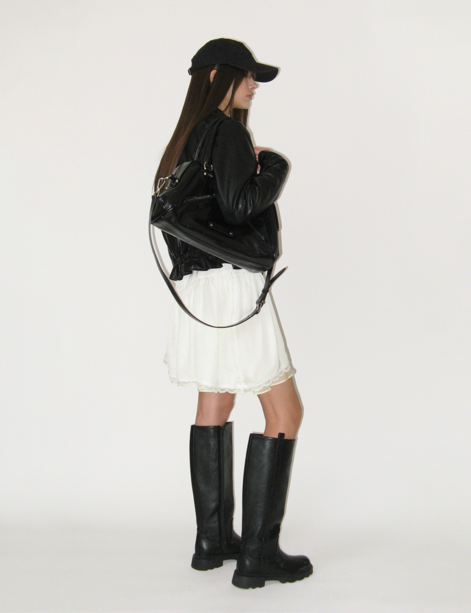 sunburn project モスバッグ MUSINSA | SUNBURN PROJECT Faux Leather M.O.S Bag, BLACK
