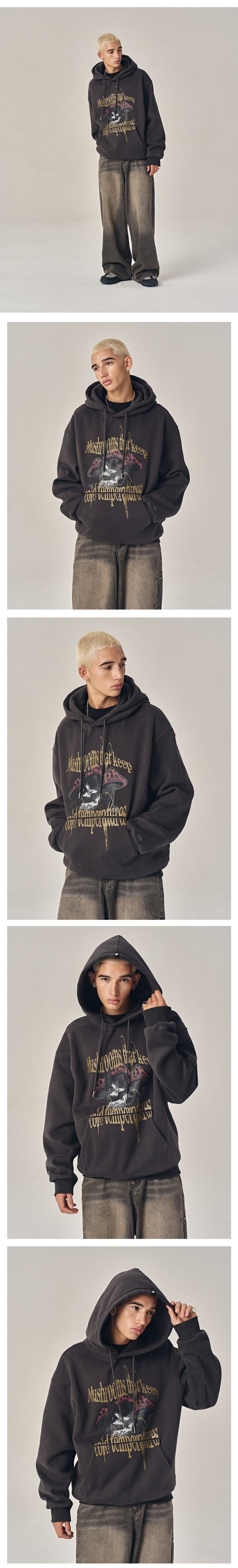 ★SUPERSUB★ Ice Mushroom Hoodie Green AERHEAZRH MUSINSA | SUPERSUB Ice Mushroom Hoodie - Green