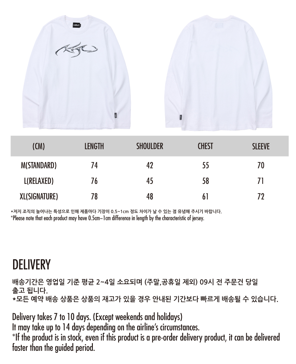 MUSINSA | AJOBYAJO [PBA] Tribal AJO Long Sleeves T-Shirt [WHITE]