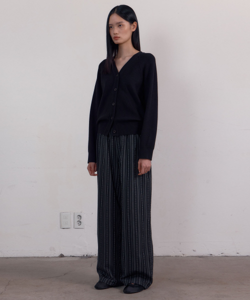 Stripe Banding Pants (Black)