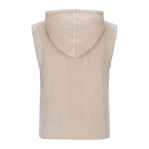 W CHENILLE KNIT HOODY VT_LE