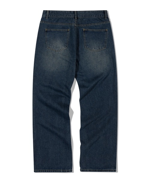 WASHED DENIM PANTS_INDIGO