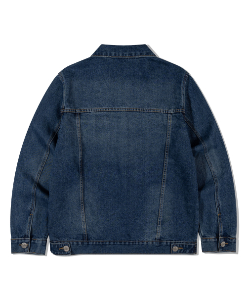 WASHED DENIM TRUCKER JACKET_INDIGO
