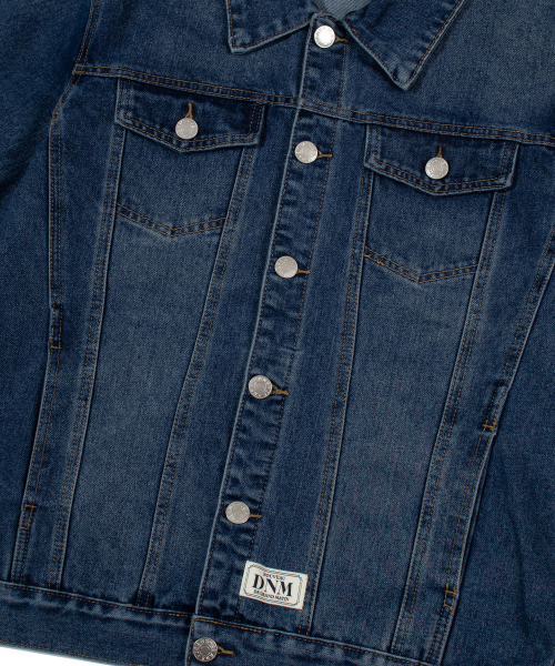WASHED DENIM TRUCKER JACKET_INDIGO