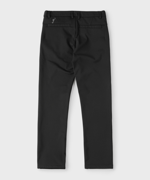 Черные нейлоновые гольф-брюки regular slim