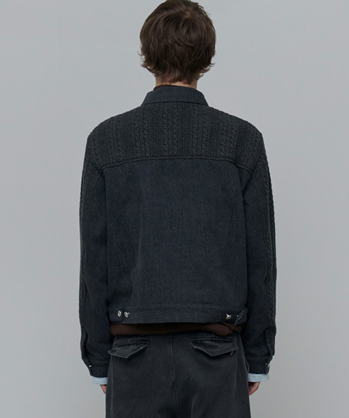 Zinnia Mix Jacket-Charcoal(RENEWAL)