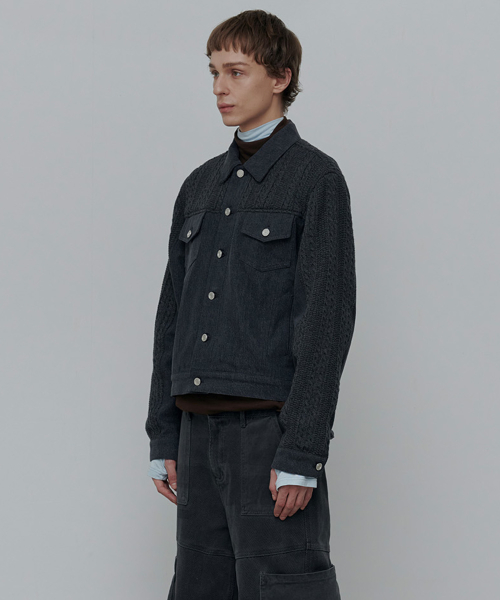 Zinnia Mix Jacket-Charcoal(RENEWAL)
