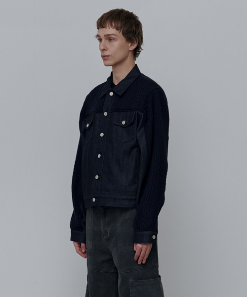 Zinnia Mix Jacket-NAVY(RENEWAL)