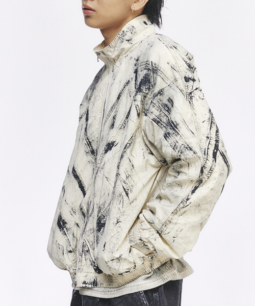 Painting Track Jacket Ivory