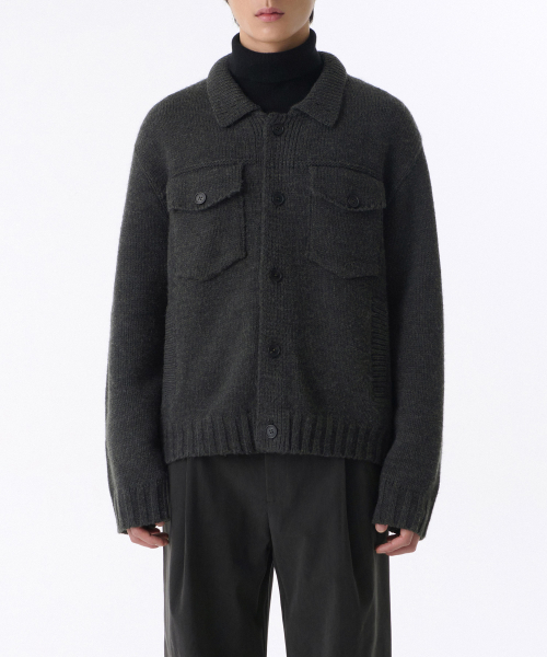 Свободный вязаный тракер Medium Grey
