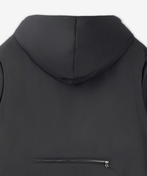 Нейлоновый пуховик с капюшоном AC - Black / 324CMA155PL01129999