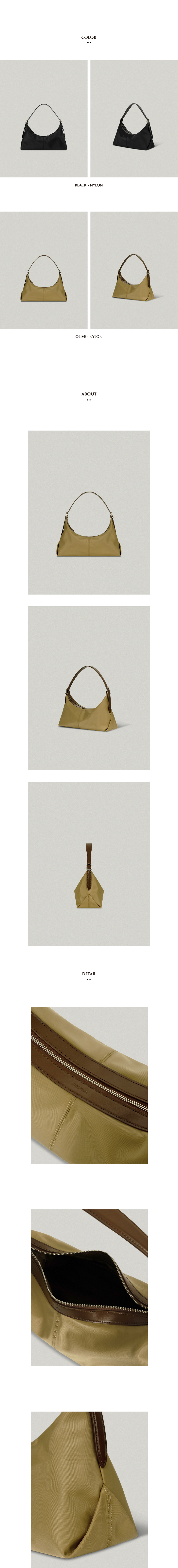 MUSINSA | FOLNUA BATEAU BAG - NYLON [2COLOR]