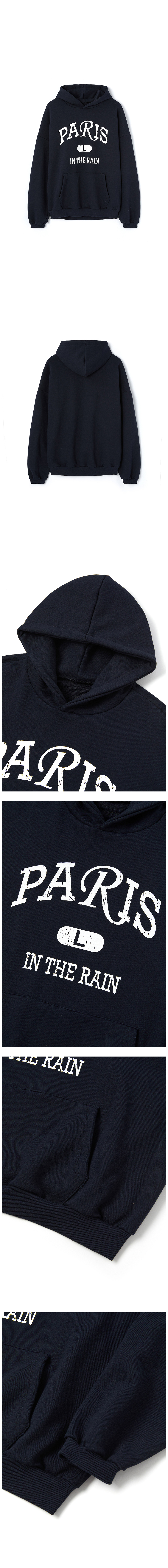 ★DNSR★ Oversized Paris hoodie navy MUSINSA公式 | DNSR Oversized Paris Hoodie Navy