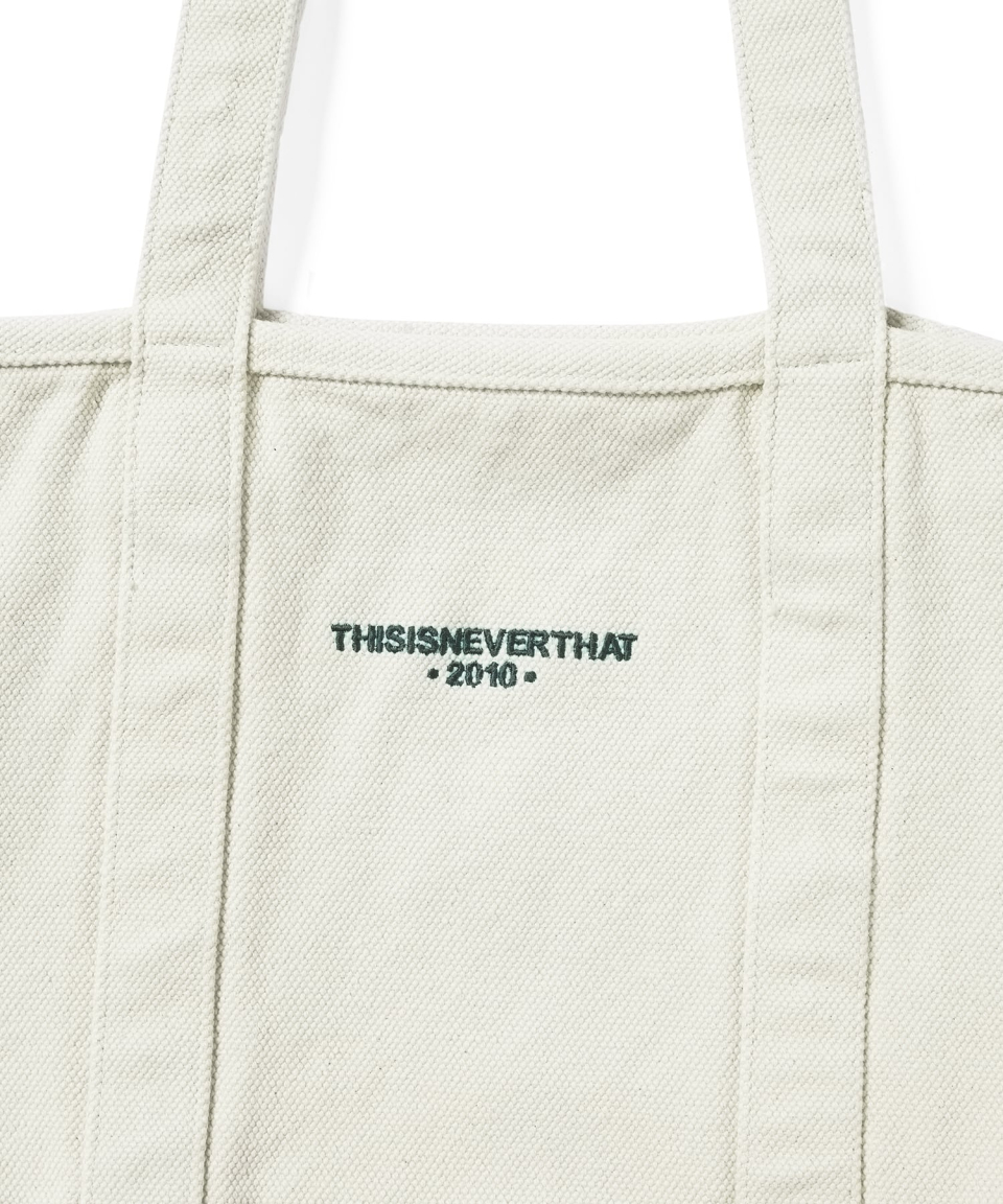 MUSINSA | thisisneverthat® Washed Canvas Tote Bag Natural