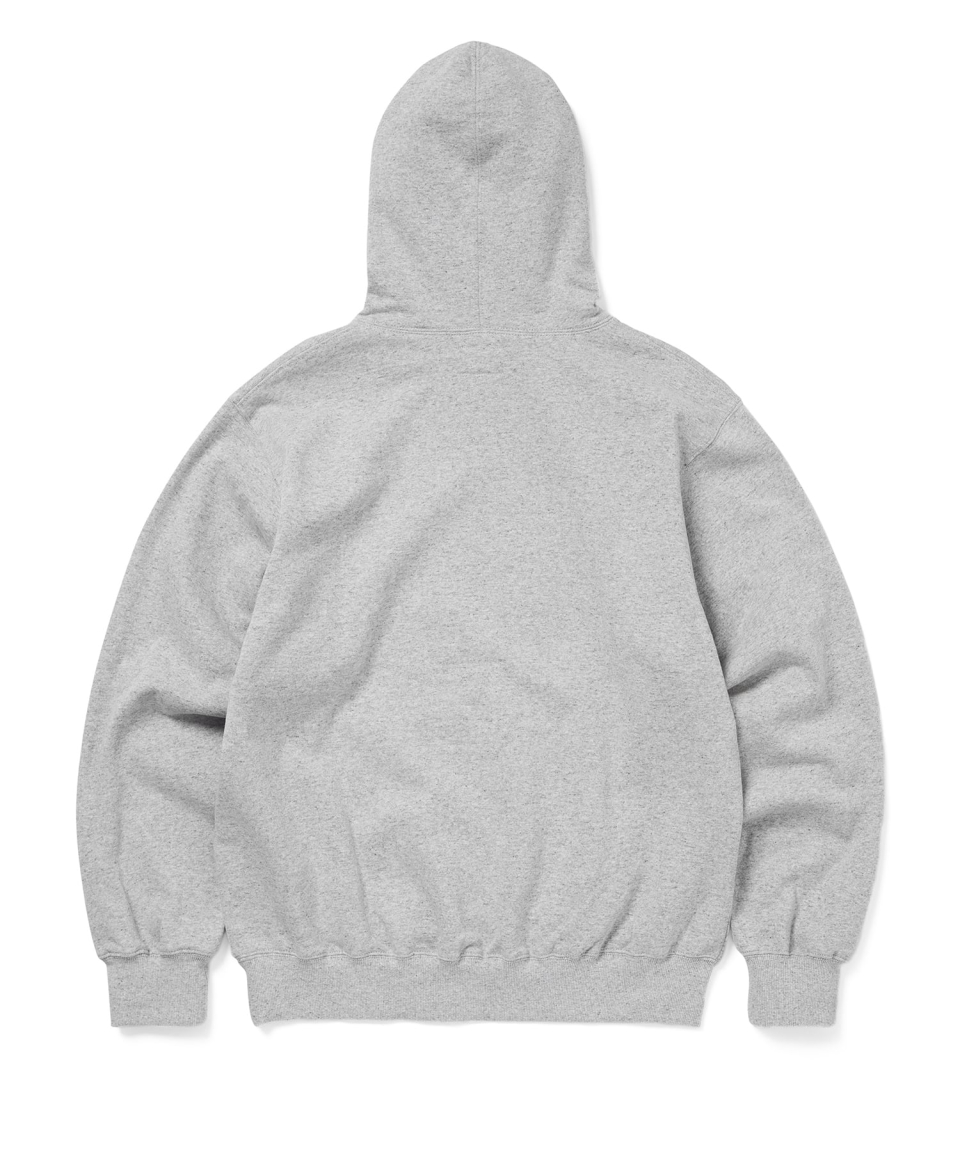 MUSINSA | thisisneverthat® Fortuna Logo Hoodie Heather Grey
