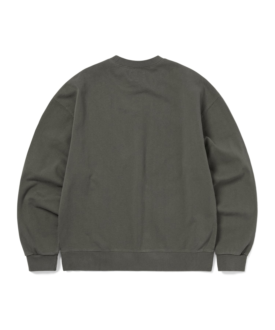 【THISISNEVERTHAT】TNT Faded Crewneck Dark Mocha thisisneverthat Men's T-Logo Popover Hoody in Dark Mocha