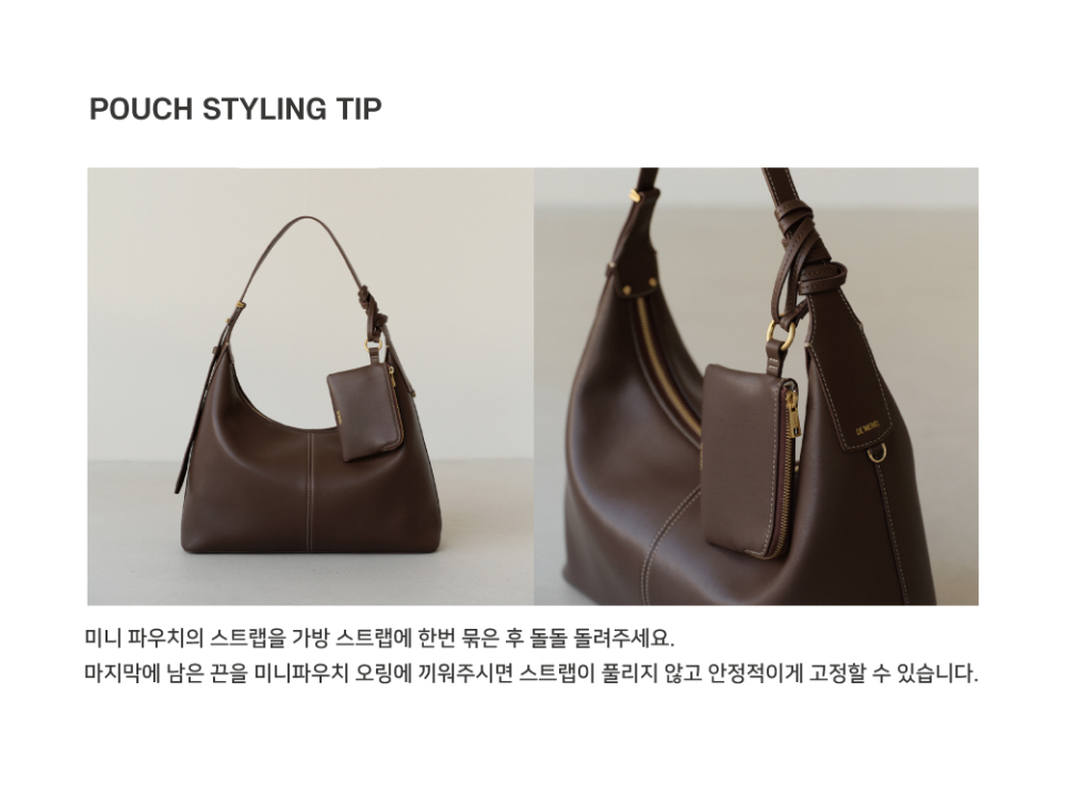 韓國[demeriel] Veneta Hobo Bag Medium Wood Brown MUSINSA公式 | DEMERIEL Veneta Hobo Bag Medium Wood Brown