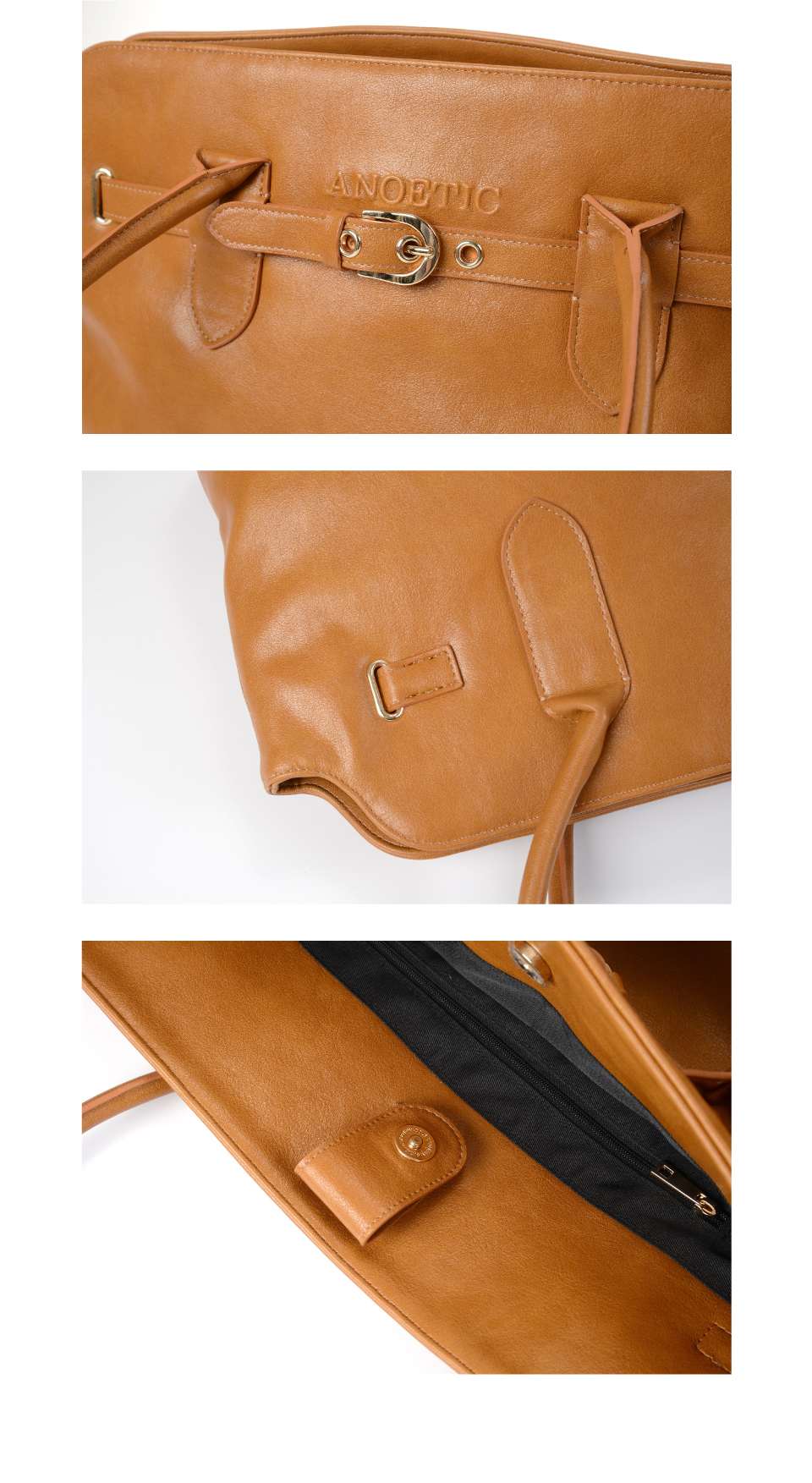 ◆ANOETIC◆ CLASSIC BELT SHOPPER BAG_2COLOR Designer fashion, Seoul-fully created | W Concept
