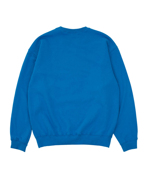 BURN OUT SWEATSHIRT [BLUE]