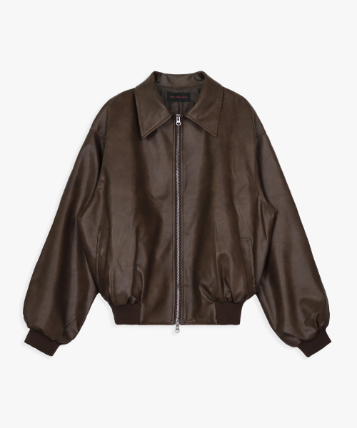 VEGAN кожа бомбер JACKET