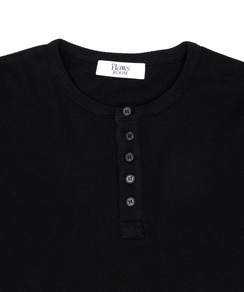5Button Henley чёрный