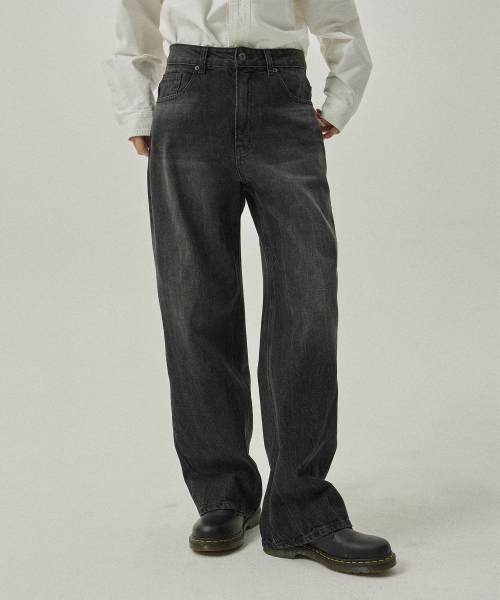 Широкие черные джинсы Pabon 7526 Vintage Clothing