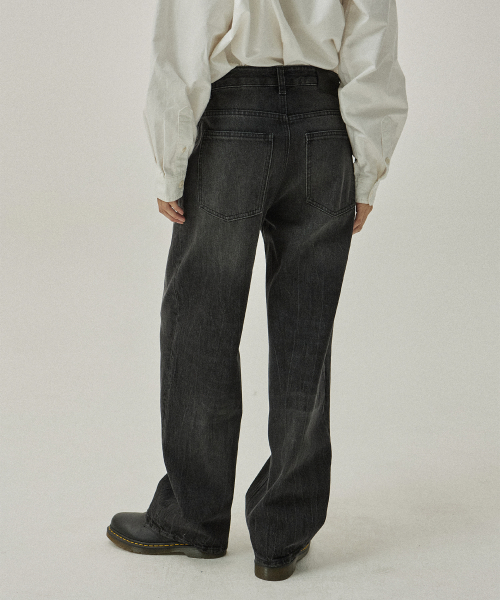 Широкие черные джинсы Pabon 7526 Vintage Clothing