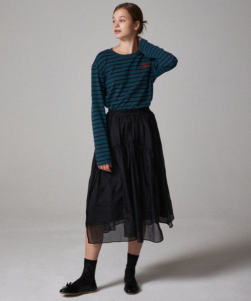 Лонгслив в полоску Dark Navy