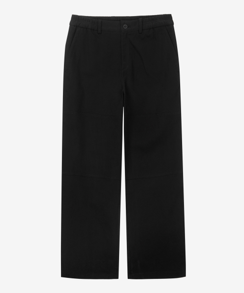 Теплые хлопковые брюки на резинке double knee - 2 colors